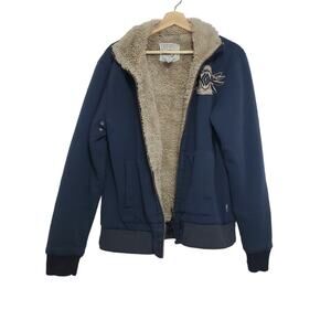 Buffalo David Bitton | Very Warm Faux Fur Lined Fleece Athletic Zip Front Coat